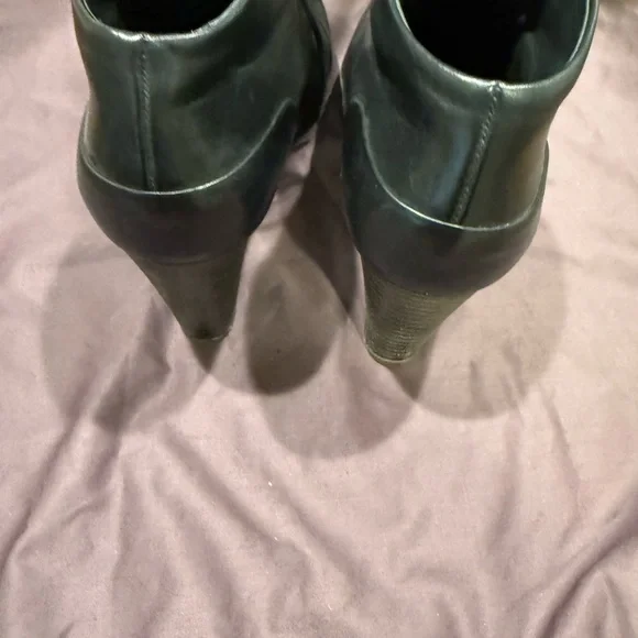 Paul Green Black Women's Lace-Up Ankle Boots Sz 5.5 UK / 8 US - Picture 4 of 6